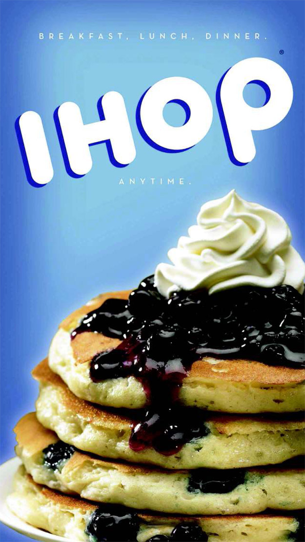 blr corp IHOP menu